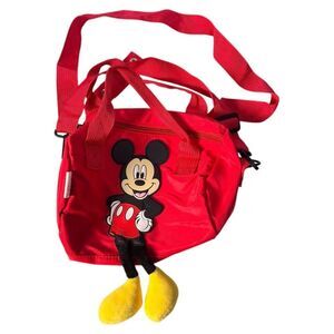 ZARA MICKEY MOUSE DISNEY Crossbody BAG RED 9" x 6"‎